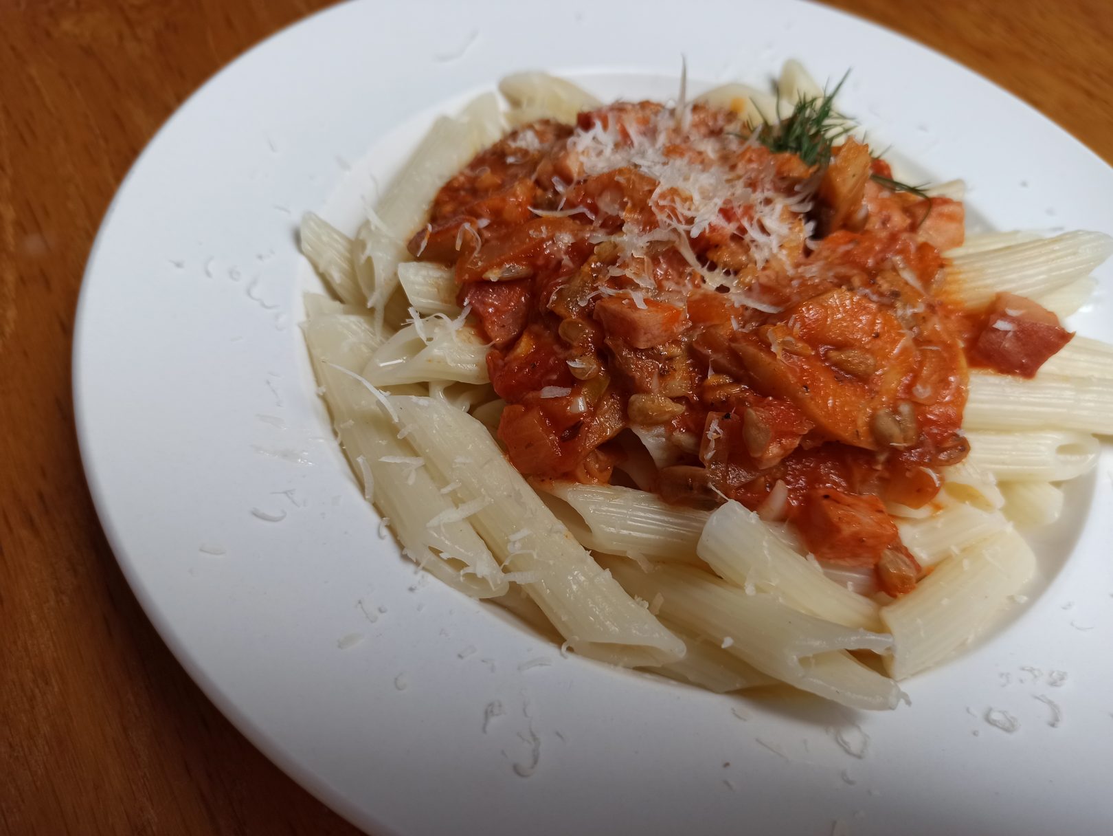 Paste cu șuncă și ciuperci Paste cu șuncă și ciuperci