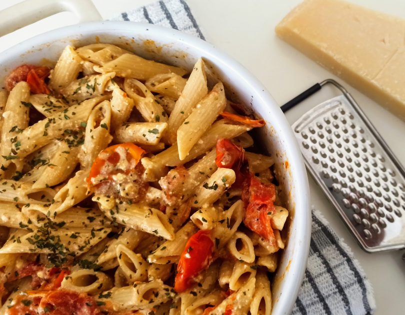 Paste cu feta la cuptor